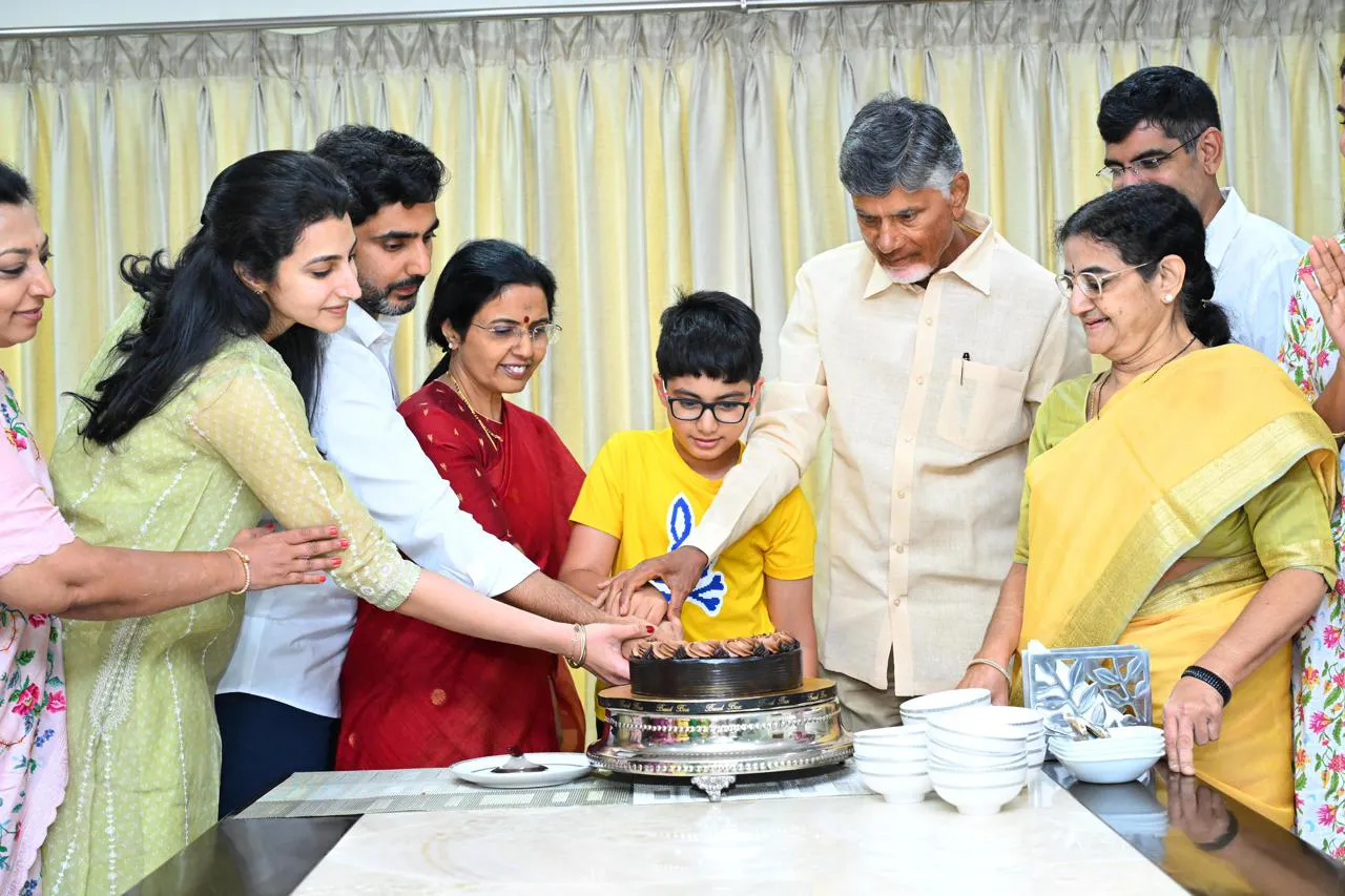 Chandrababu Family Celebrations on AP Elections Results