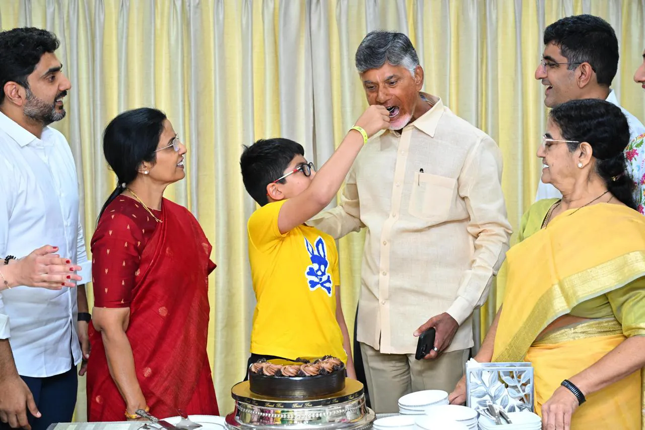Chandrababu Family Celebrations on AP Elections Results