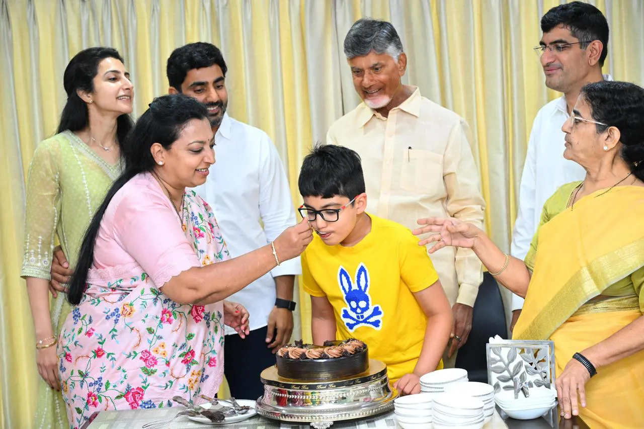 Chandrababu Family Celebrations on AP Elections Results