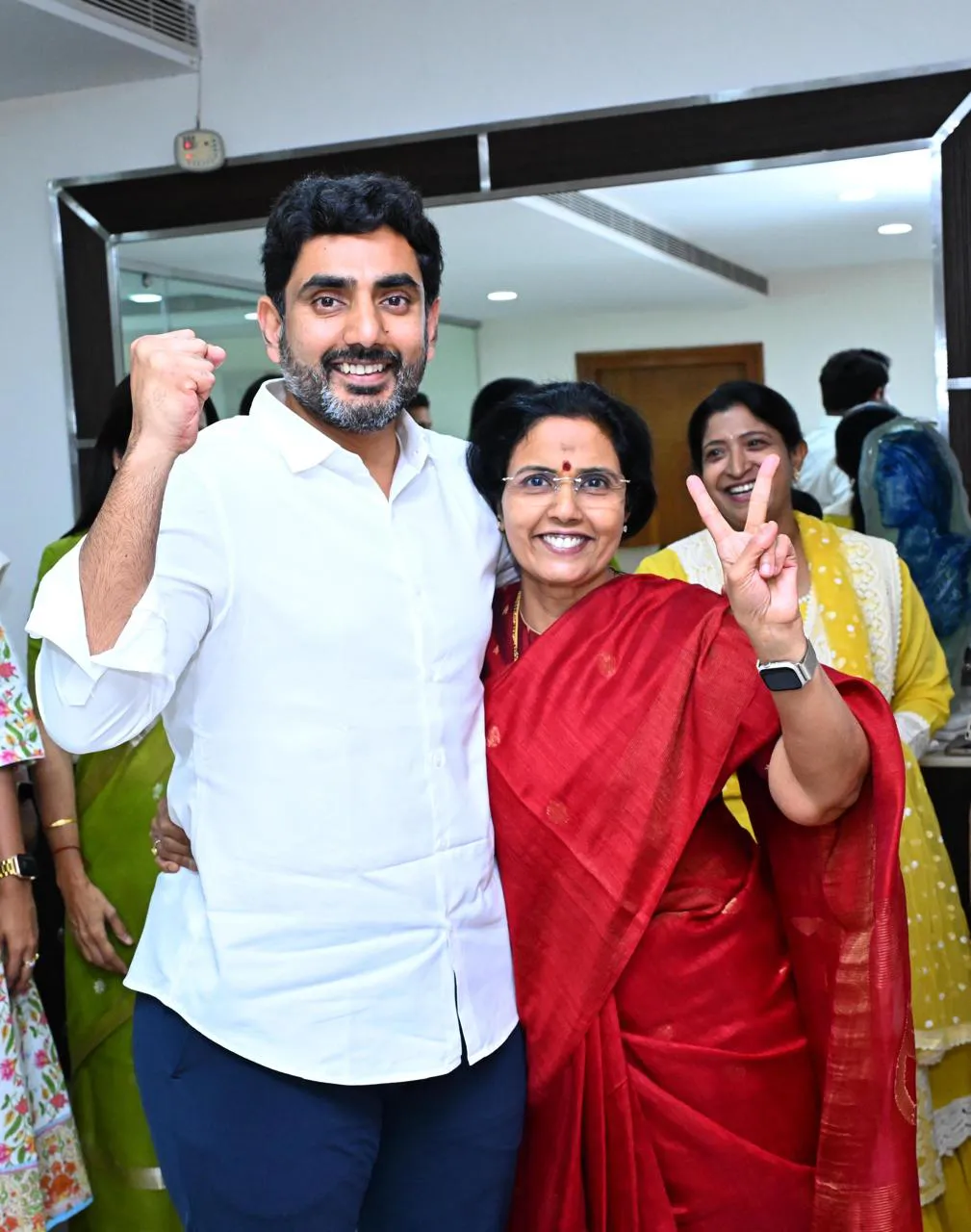Chandrababu Family Celebrations on AP Elections Results