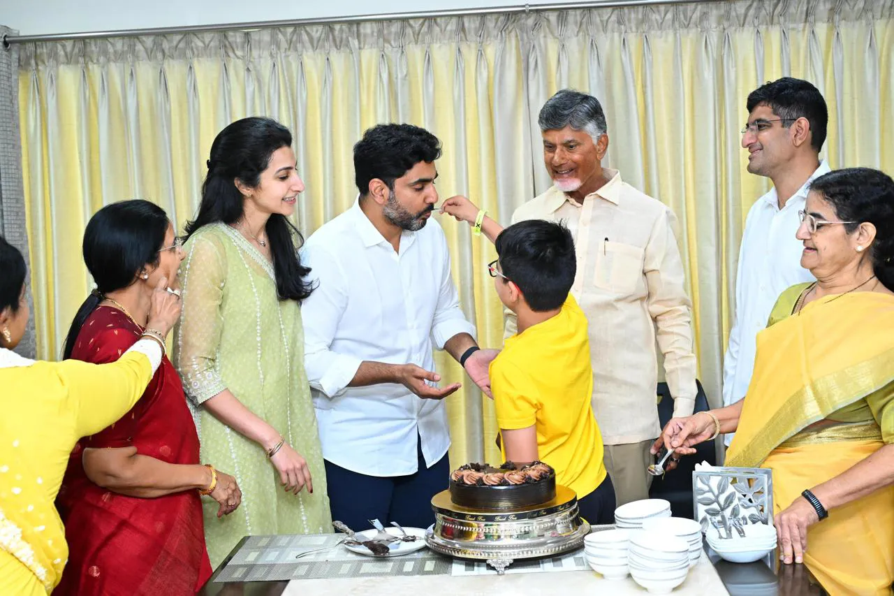Chandrababu Family Celebrations on AP Elections Results