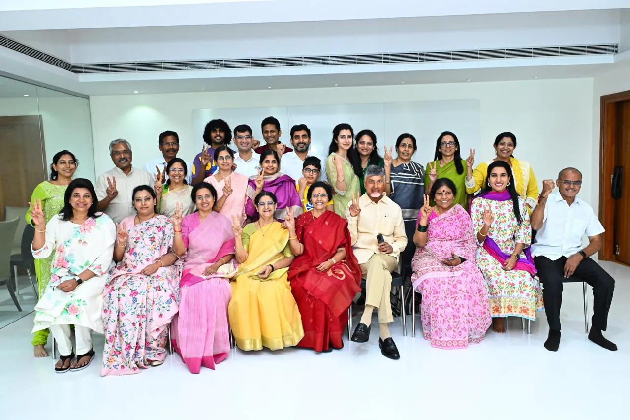 Chandrababu Family Celebrations on AP Elections Results