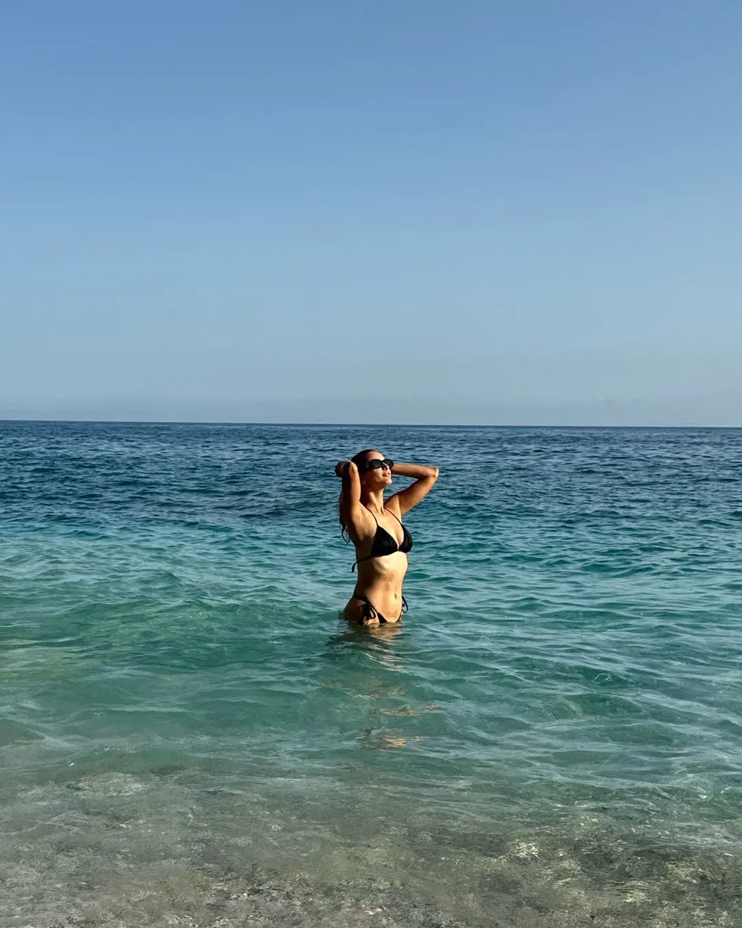 Triptii Dimri Bikini Poses in Beach
