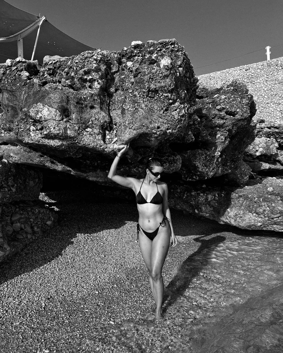 Triptii Dimri Bikini Poses in Beach