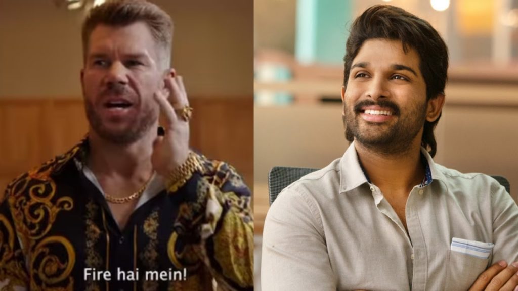 Warner channels his inner Pushpa Raj in new ad Allu Arjun reacts