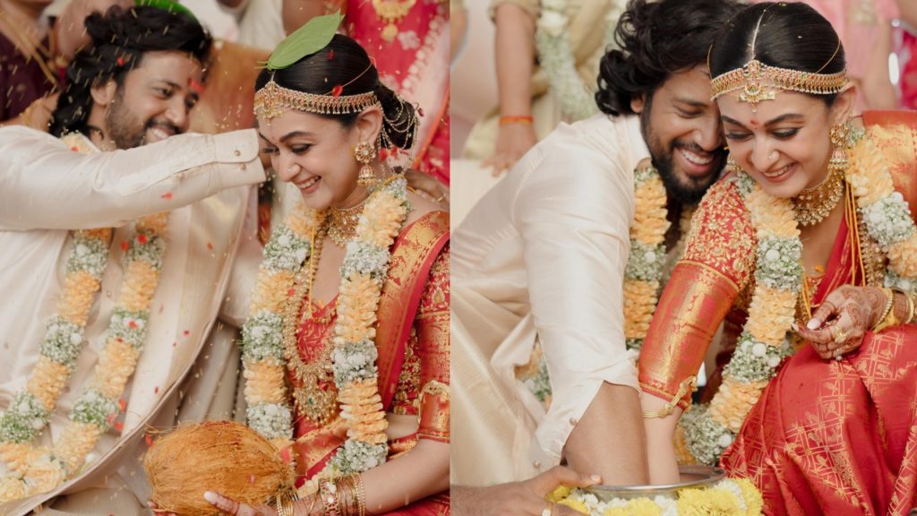 Actor Arjun Daughter Aishwarya Arjun Marriage happened With Umapathy Ramaiah Photos goes Viral