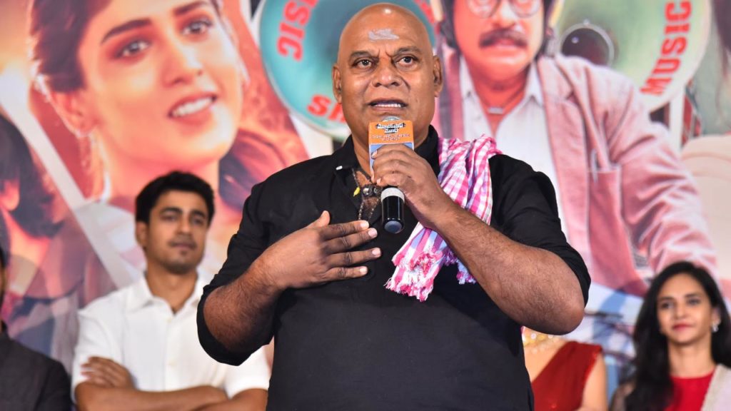 Ajay Ghosh gives his Number and says Viral Comments in Music Shop Murthy Movie Pre Release Event