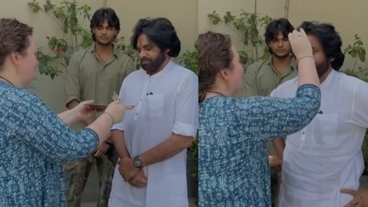 Pawan Kalyan Wife : పవన్ గెలుపు.. వీర తిలకం పెట్టి హారతి ఇచ్చిన భార్య.. పక్కనే తనయుడు అకిరా.. Pawan Kalyan Wife : పవన్ గెలుపు.. వీర తిలకం పెట్టి హారతి ఇచ్చిన భార్య.. పక్కనే తనయుడు అకిరా..