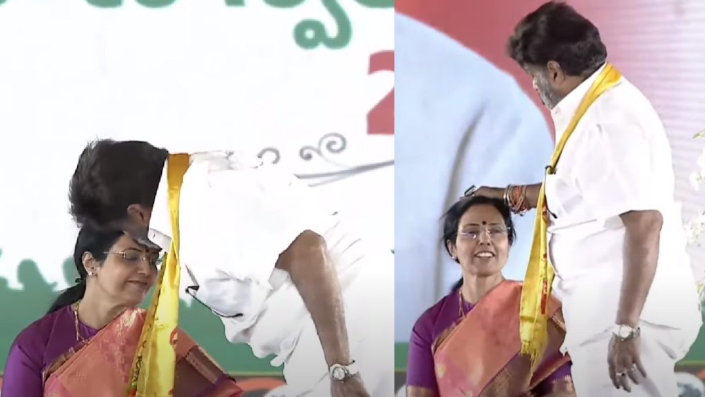 Balakrishna Shows his love Towards his Sister Nara Bhuvaneswari