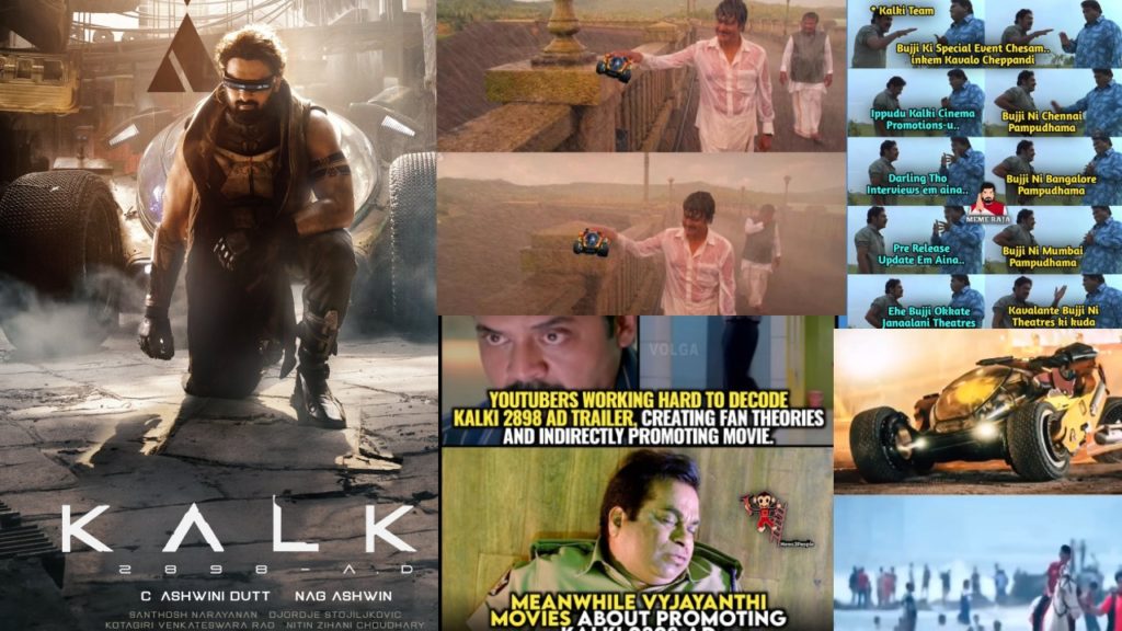 Fans and Netizens Trolls and memes on Prabhas Kalki 2898AD Movie Promotions