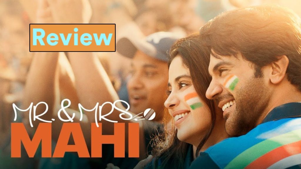 Raj Kummar Rao Janhvi Kapoor MR. & MRS. MAHI Movie Review and Rating