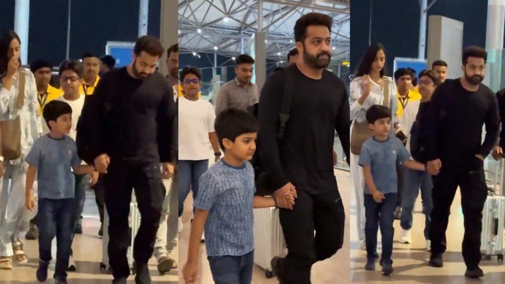 Jr NTR went to Thailand for Devara Shooting with Family
