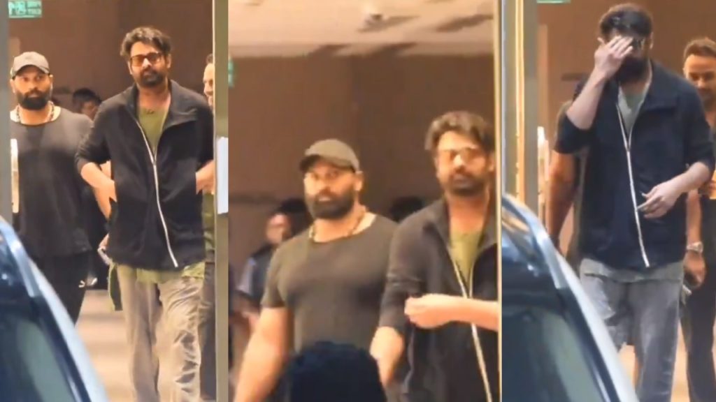 Prabhas in Mumbai for Kalki Movie Promotions Videos goes Viral