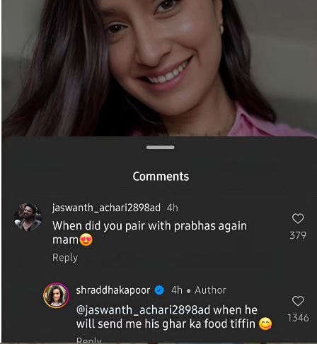 Shraddha Kapoor Prabhas 