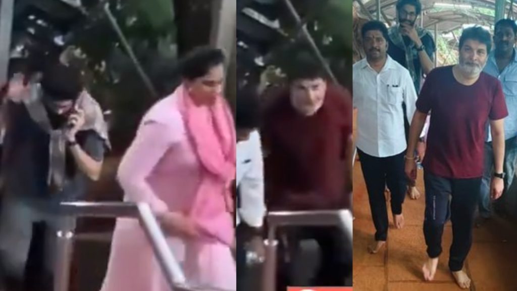 Trivikram Srinivas went to Tirumala with Family Video goes Viral