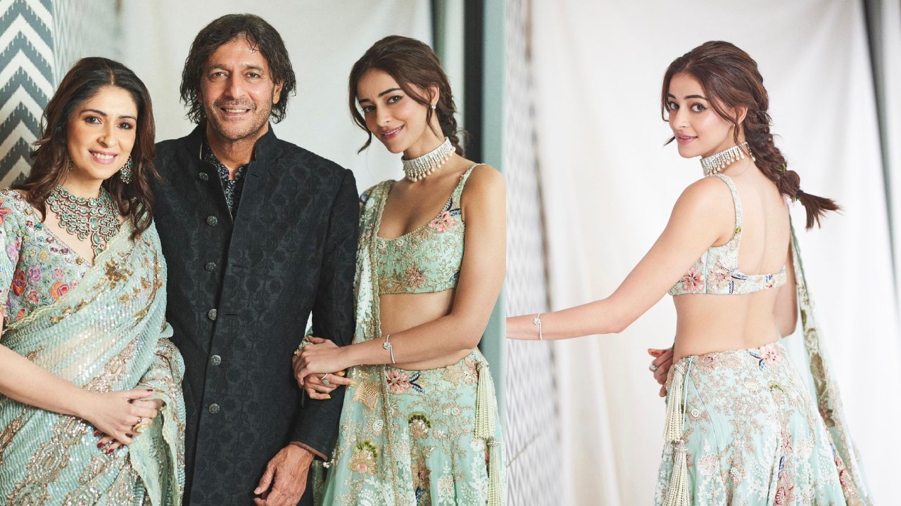 Ananya Panday : ఫ్యామిలీతో కలిసి అనంత్ అంబానీ పెళ్ళిలో సందడి చేసిన అనన్య పాండే..
