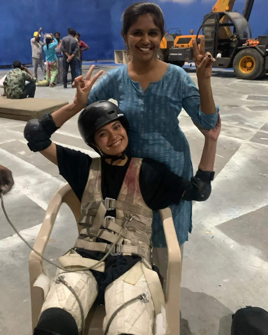 Anna Ben Shares Kalki Movie Working Stills