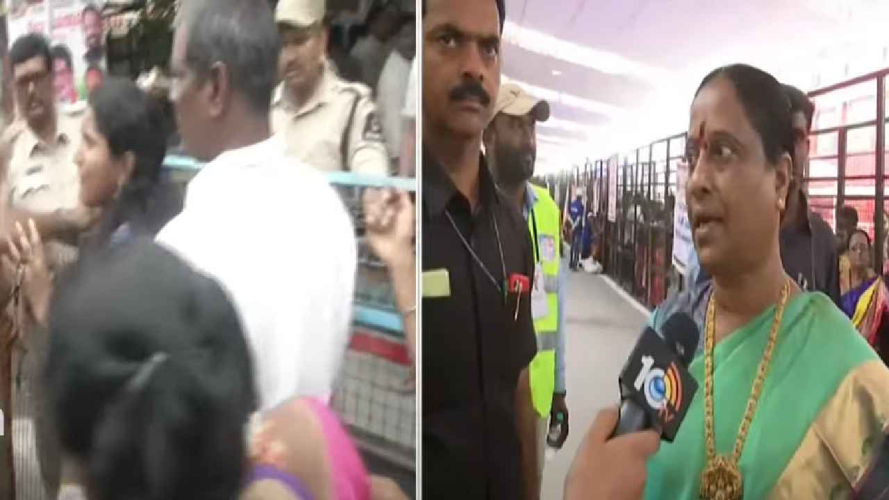 బల్కంపేట ఆలయంలో తోపులాట వెనుక కుట్ర కోణం ఉంది- మంత్రి సురేఖ బల్కంపేట ఆలయంలో తోపులాట వెనుక కుట్ర కోణం ఉంది- మంత్రి సురేఖ