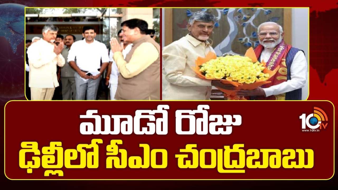 ఢిల్లీలో బిజీబిజీగా చంద్రబాబు.. ఇవాళ ఎవరెవర్ని కలవబోతున్నారంటే.. షెడ్యూల్ ఇలా.. ఢిల్లీలో బిజీబిజీగా చంద్రబాబు.. ఇవాళ ఎవరెవర్ని కలవబోతున్నారంటే.. షెడ్యూల్ ఇలా..