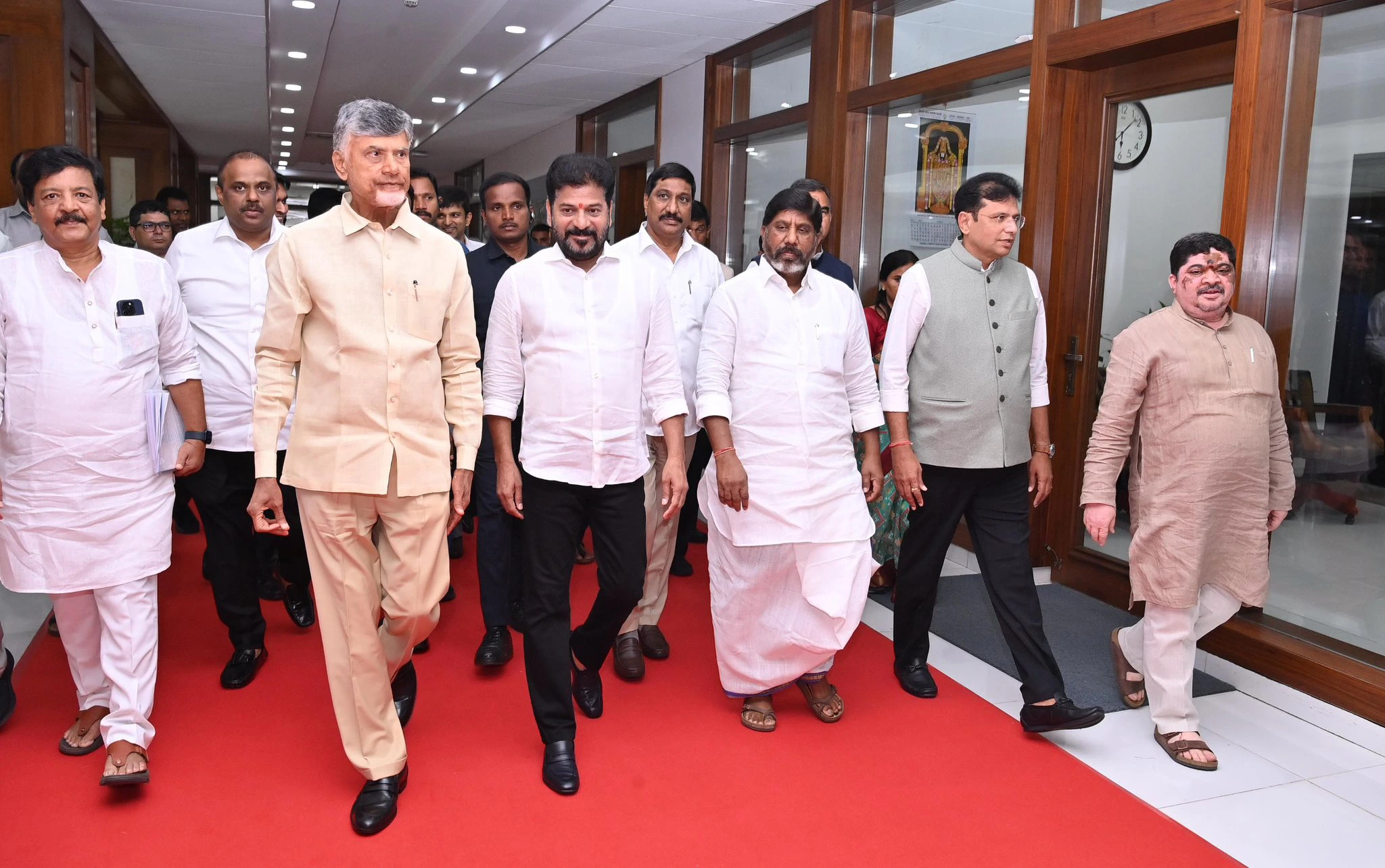 Chandrababu and Revanth Reddy