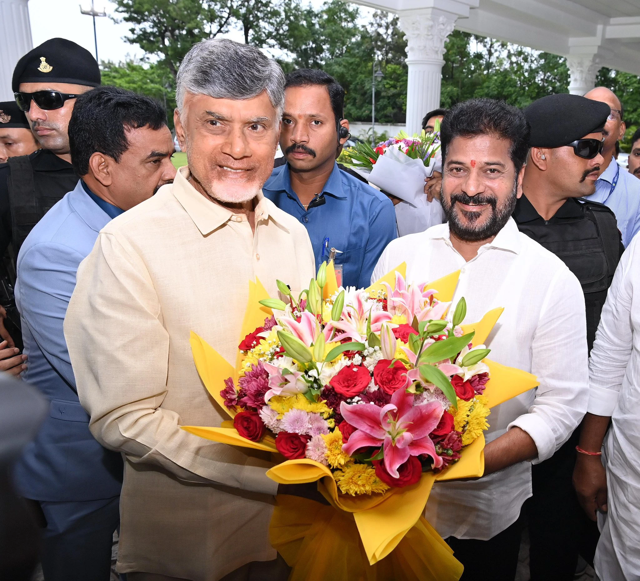 Chandrababu and Revanth Reddy