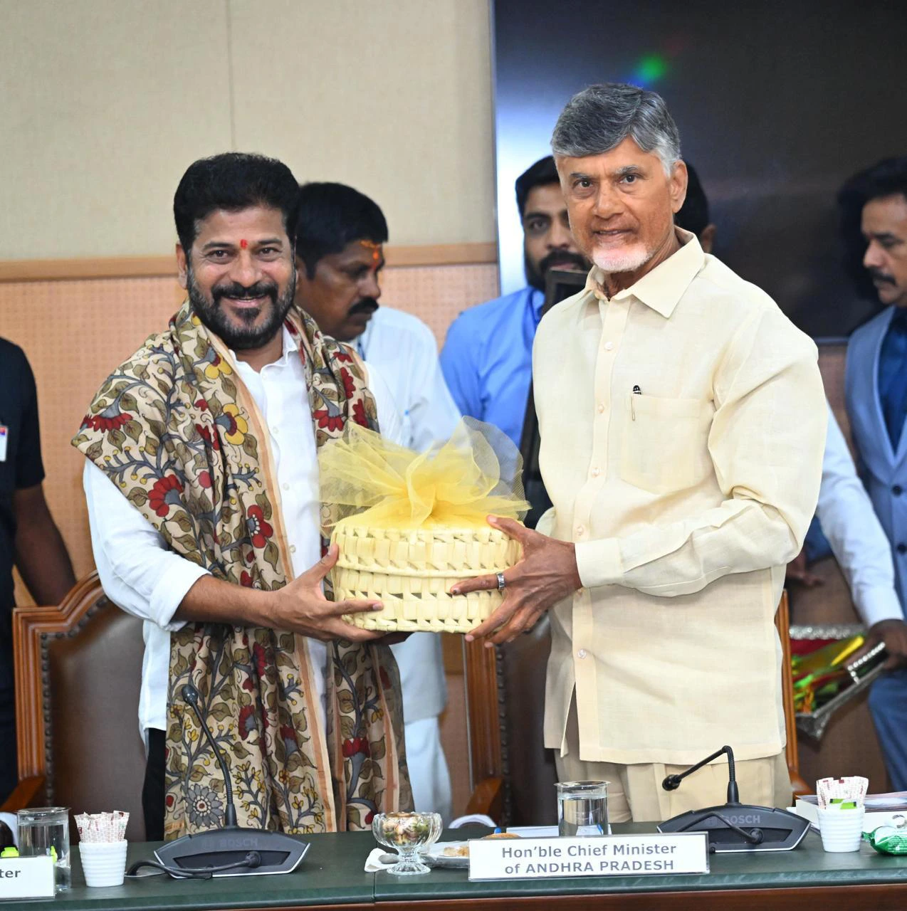 Chandrababu and Revanth Reddy
