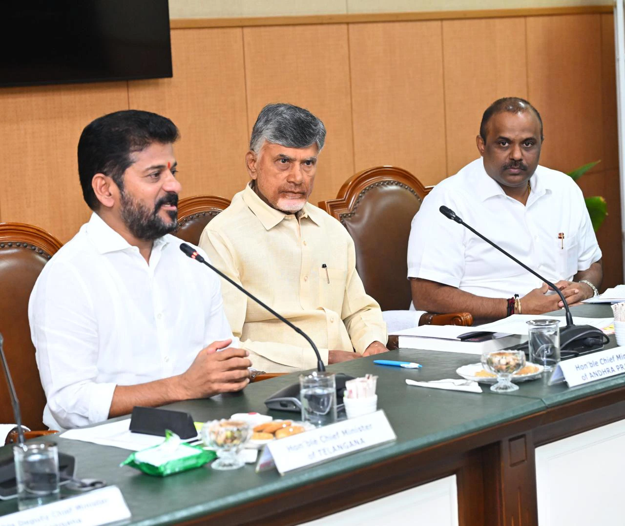 Chandrababu and Revanth Reddy