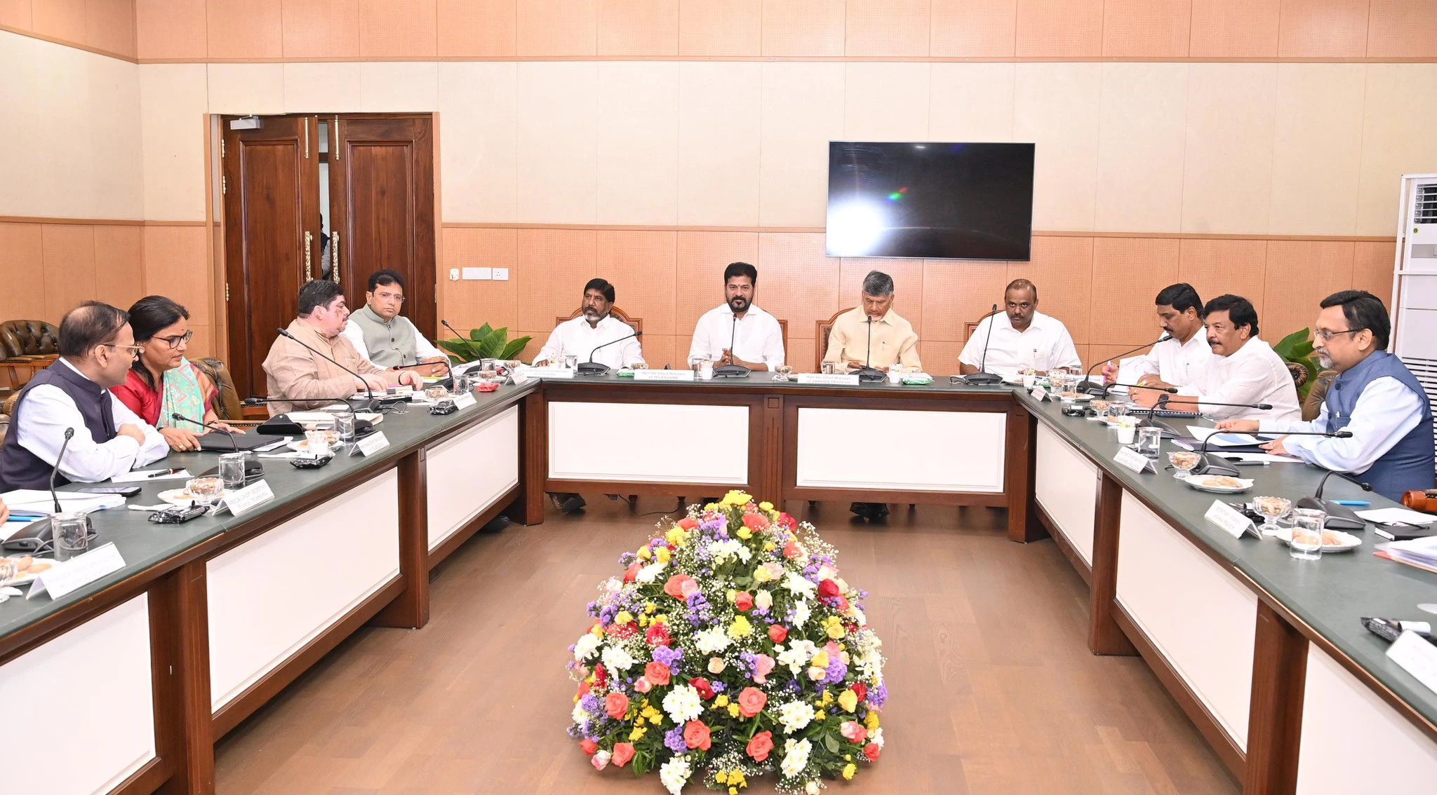 Chandrababu and Revanth Reddy