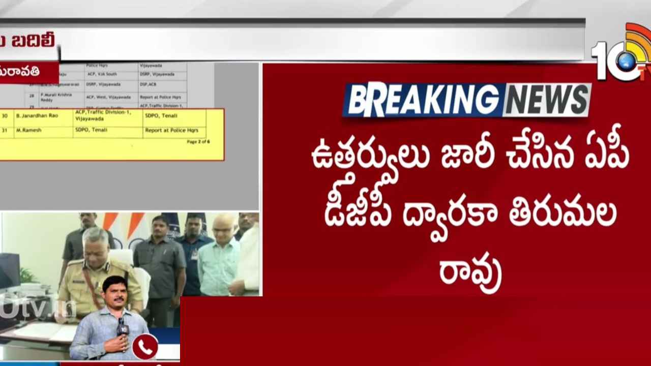 ఏపీలో పెద్ద ఎత్తున డీఎస్పీల బదిలీలు.. ఏపీలో పెద్ద ఎత్తున డీఎస్పీల బదిలీలు..