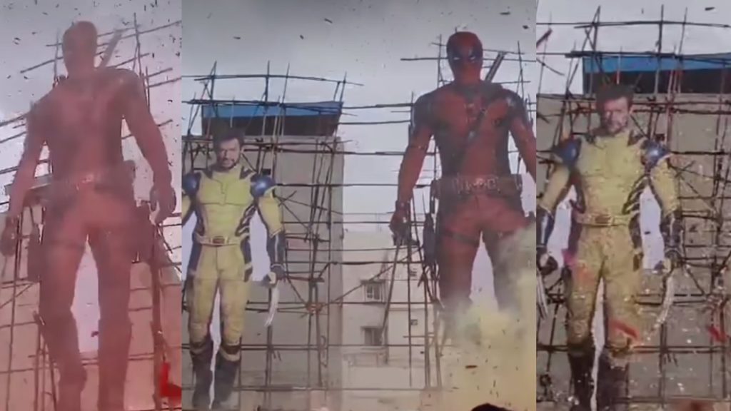 Fans Celebrating Hollywood Movie Deadpool & Wolverine Releasing Celebrations at Theaters Videos goes Viral