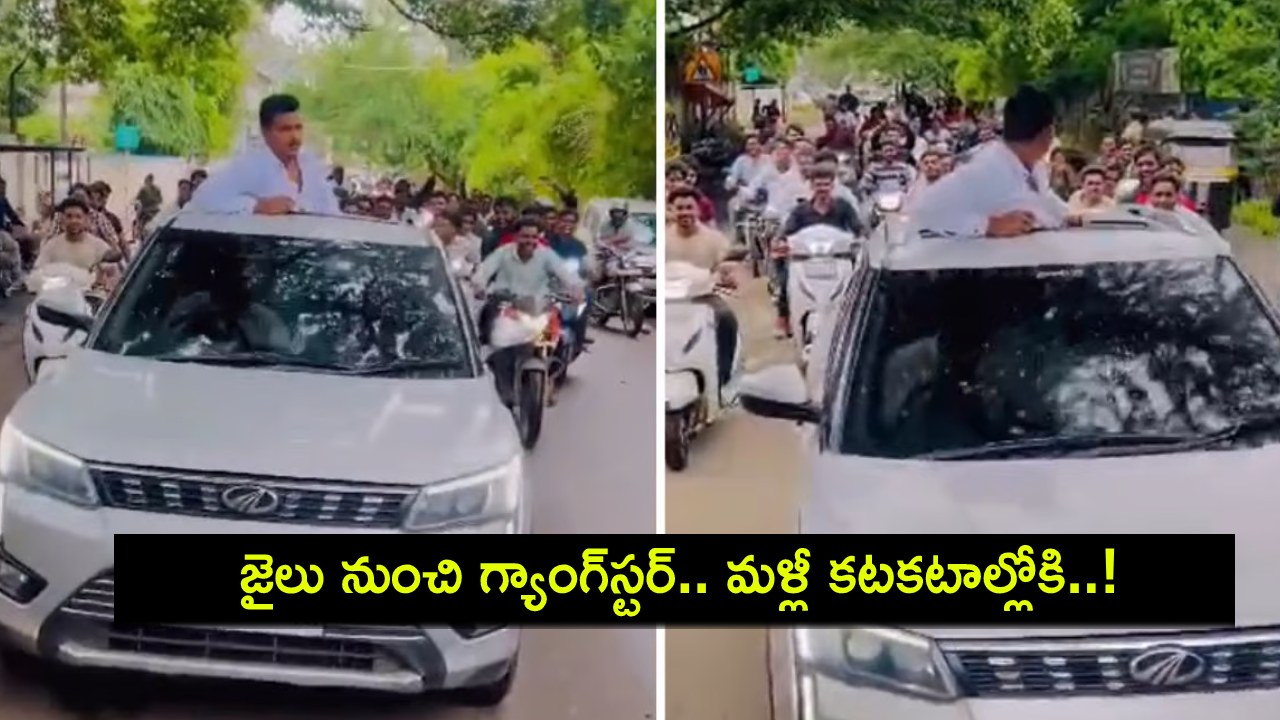 Gangster : జైలు నుంచి గ్యాంగ్స్టర్ రిలీజ్.. అంతలోనే మళ్లీ కటకటాల్లోకి.. అసలేం జరిగిందంటే? Gangster : జైలు నుంచి గ్యాంగ్స్టర్ రిలీజ్.. అంతలోనే మళ్లీ కటకటాల్లోకి.. అసలేం జరిగిందంటే?
