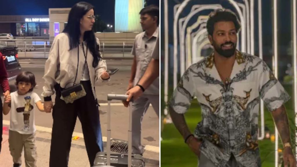 Hardik Pandya and Natasa Stankovic