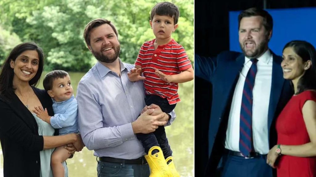 JD Vance and Usha Chilukuri