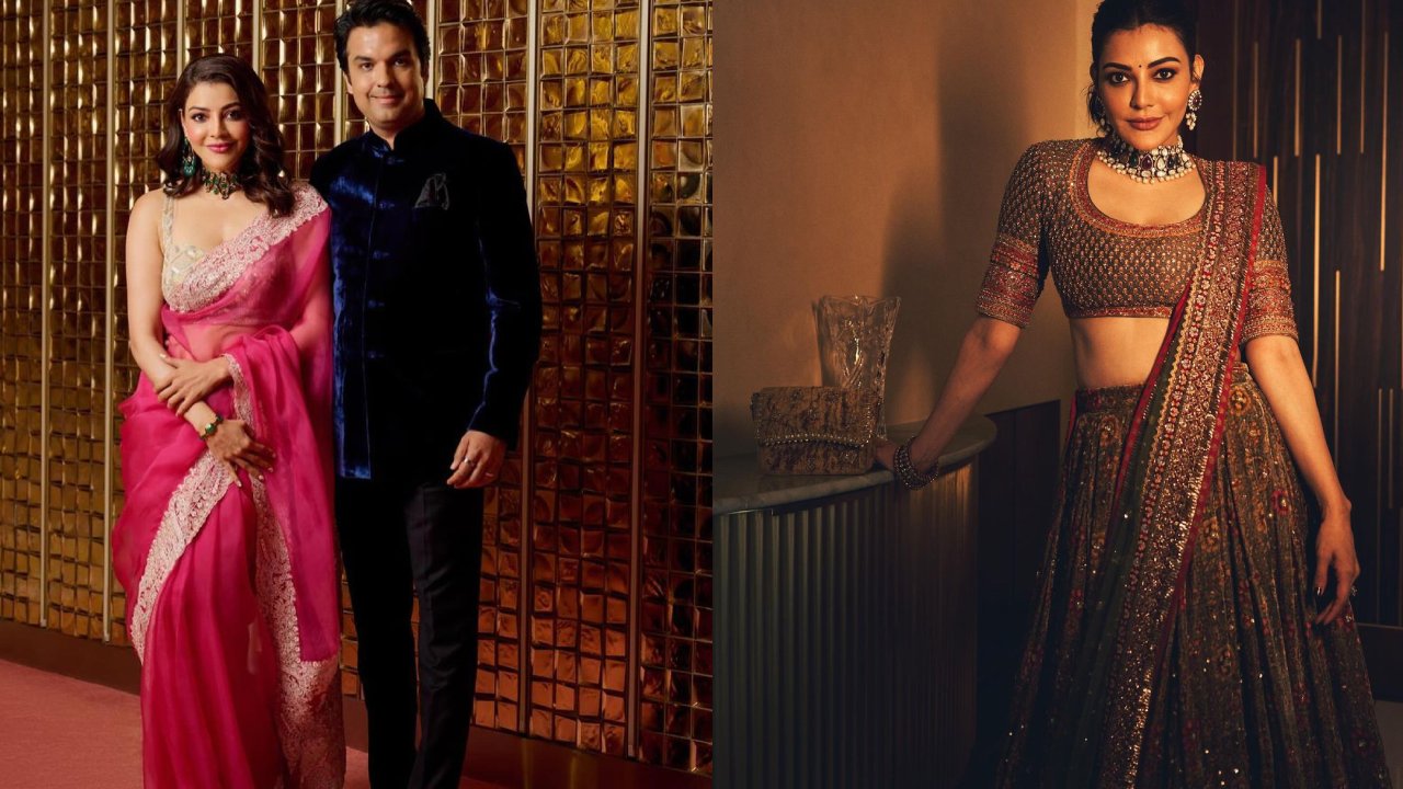 Kajal Aggarwal : అనంత్ అంబానీ – రాధికా పెళ్లి వేడుకల్లో.. భర్తతో కలిసి కాజల్ అగర్వాల్ సందడి..