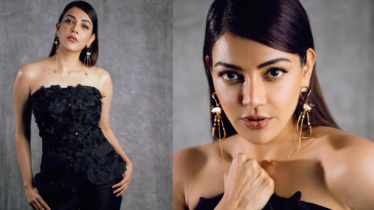 Kajal Aggarwal : బ్లాక్ డ్రెస్‌లో కవ్విస్తున్న కాజల్ అగర్వాల్..