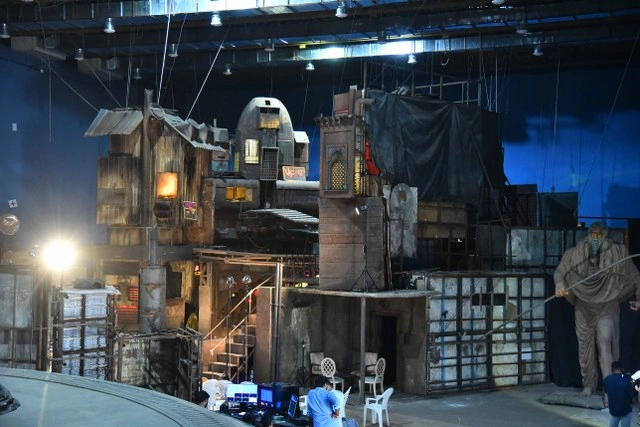 Kalki 2898AD Movie Shooting Sets and Vehicles