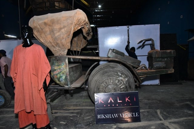 Kalki 2898AD Movie Shooting Sets and Vehicles