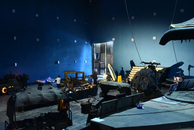 Kalki 2898AD Movie Shooting Sets and Vehicles