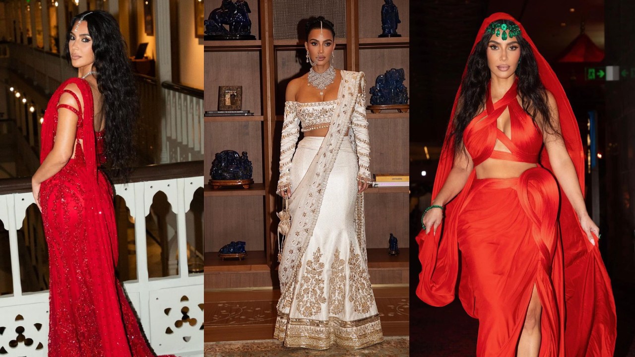 Kim Kardashian : అనంత్ అంబానీ – రాధికా పెళ్లి వేడుకల్లో.. హాలీవుడ్ భామ కిమ్ కర్దాషియాన్ అందాలు..