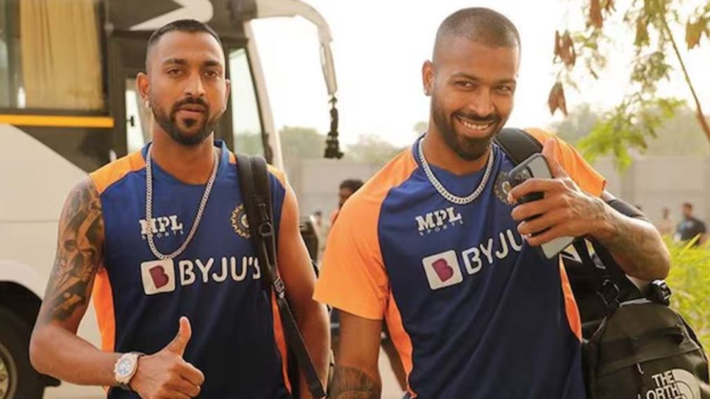 Krunal Pandya and Hardik Pandya