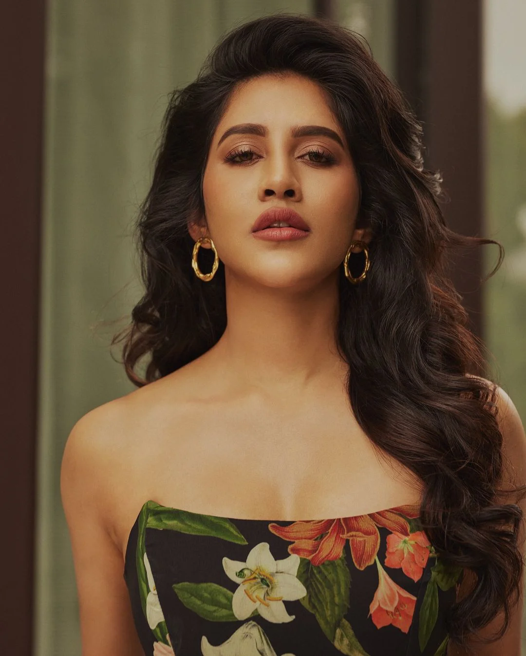 Nabha Natesh Elegant Looks in Modern Dress