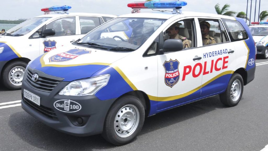 Telangana police van