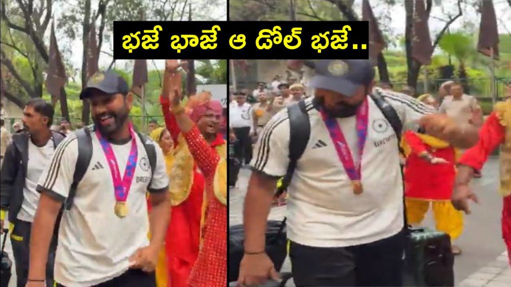Captain Rohit Sharma dance