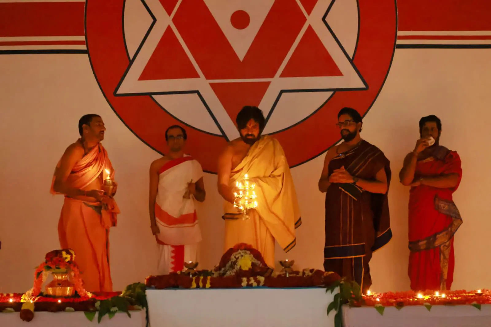 Pawan Kalyan Varahi Deeksha Pooja Photos