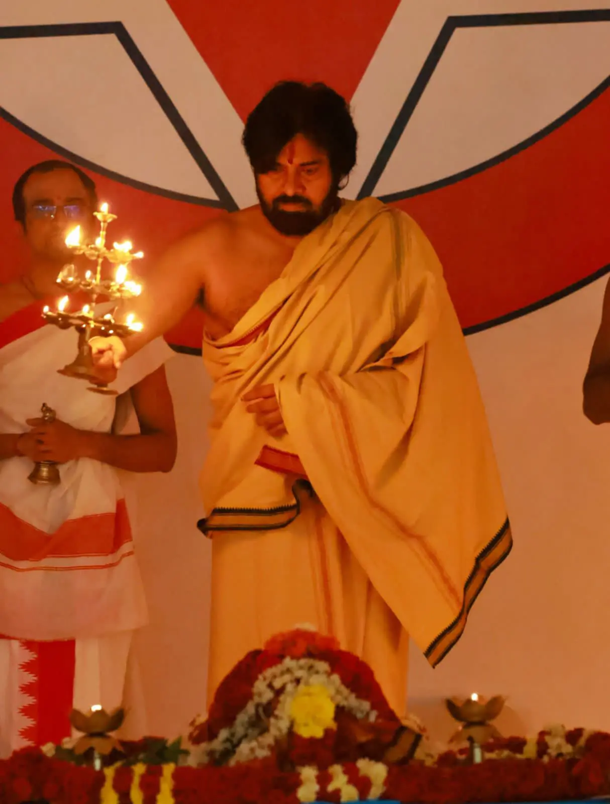 Pawan Kalyan Varahi Deeksha Pooja Photos