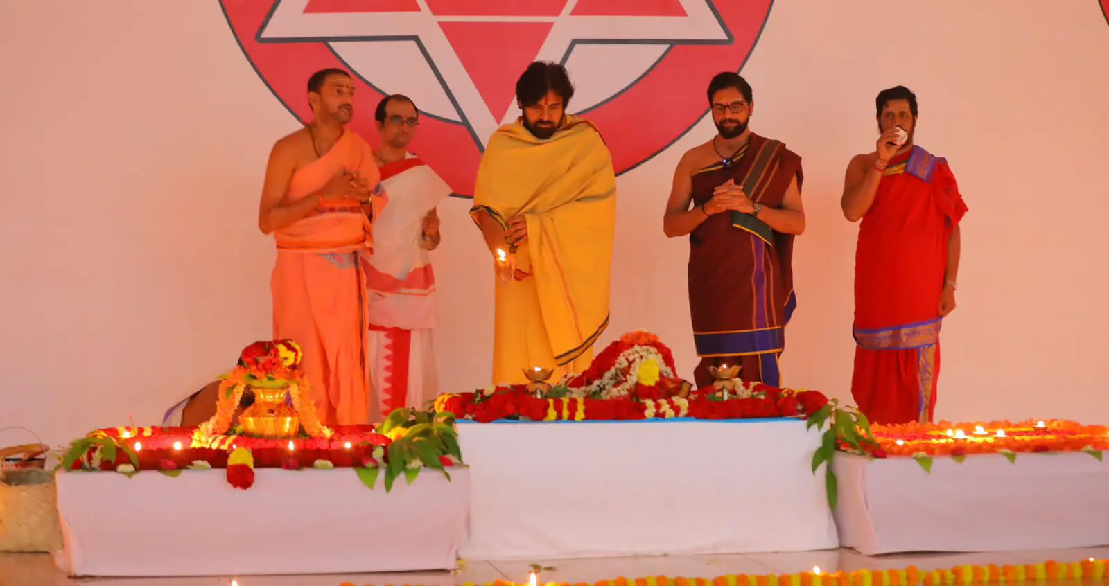 Pawan Kalyan Varahi Deeksha Pooja Photos
