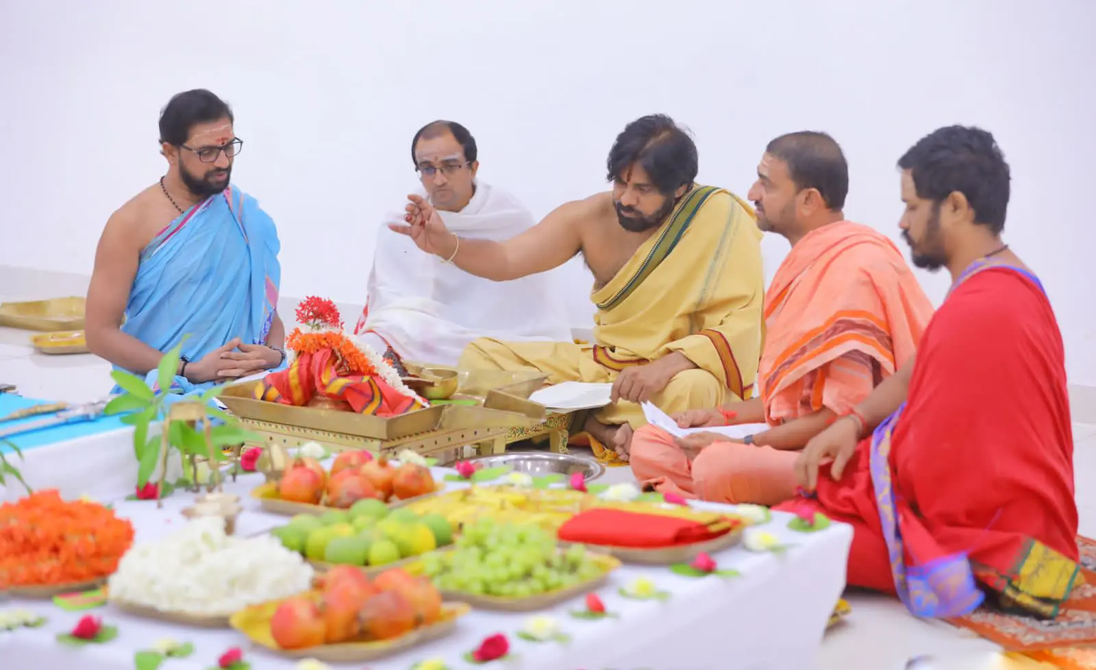Pawan Kalyan Varahi Deeksha Pooja Photos