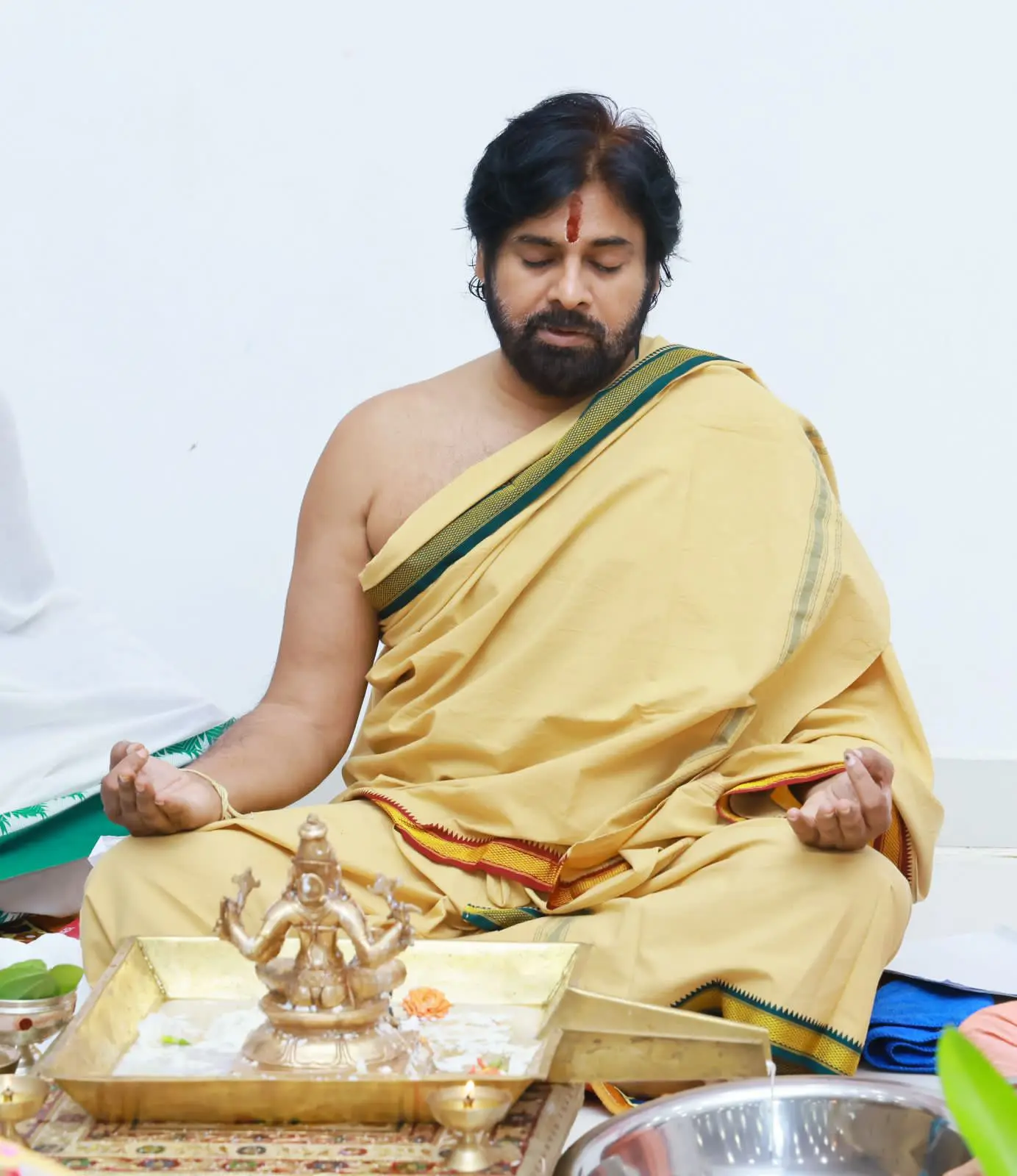 Pawan Kalyan Varahi Deeksha Pooja Photos