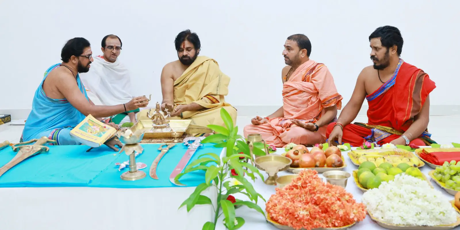 Pawan Kalyan Varahi Deeksha Pooja Photos