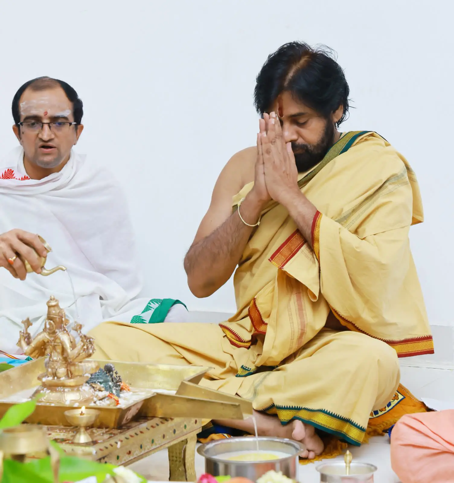 Pawan Kalyan Varahi Deeksha Pooja Photos
